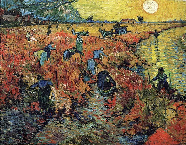 Vıncent Van Gogh - Kırmızı Üzüm Bağı (1888)